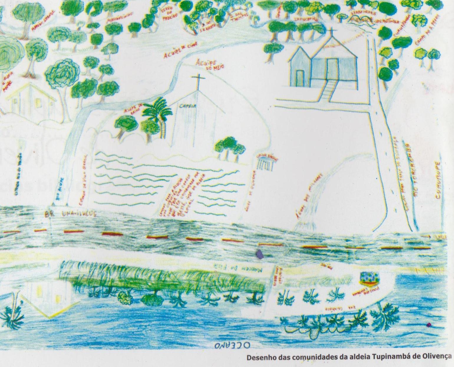 desenho da aldeia