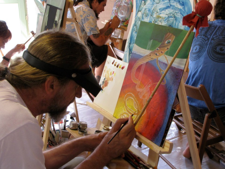 Arte psicodélica pela ciência visionária